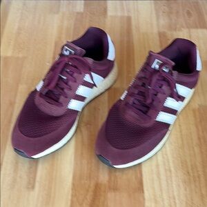Adidas men’s  Burgundy Sneakers Size 10